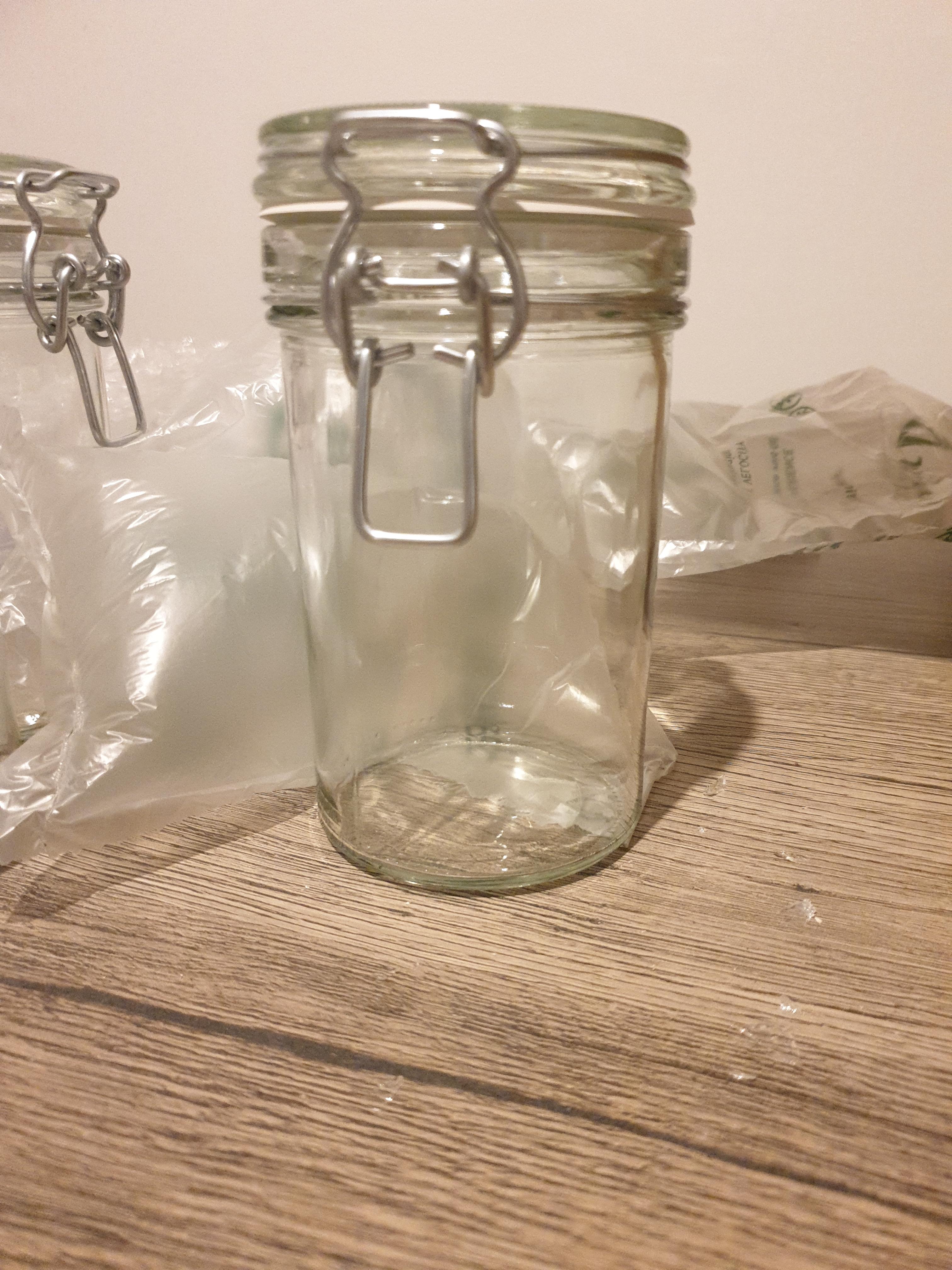 Creative Home set 10 barattoli vetro 500 ml ermetici