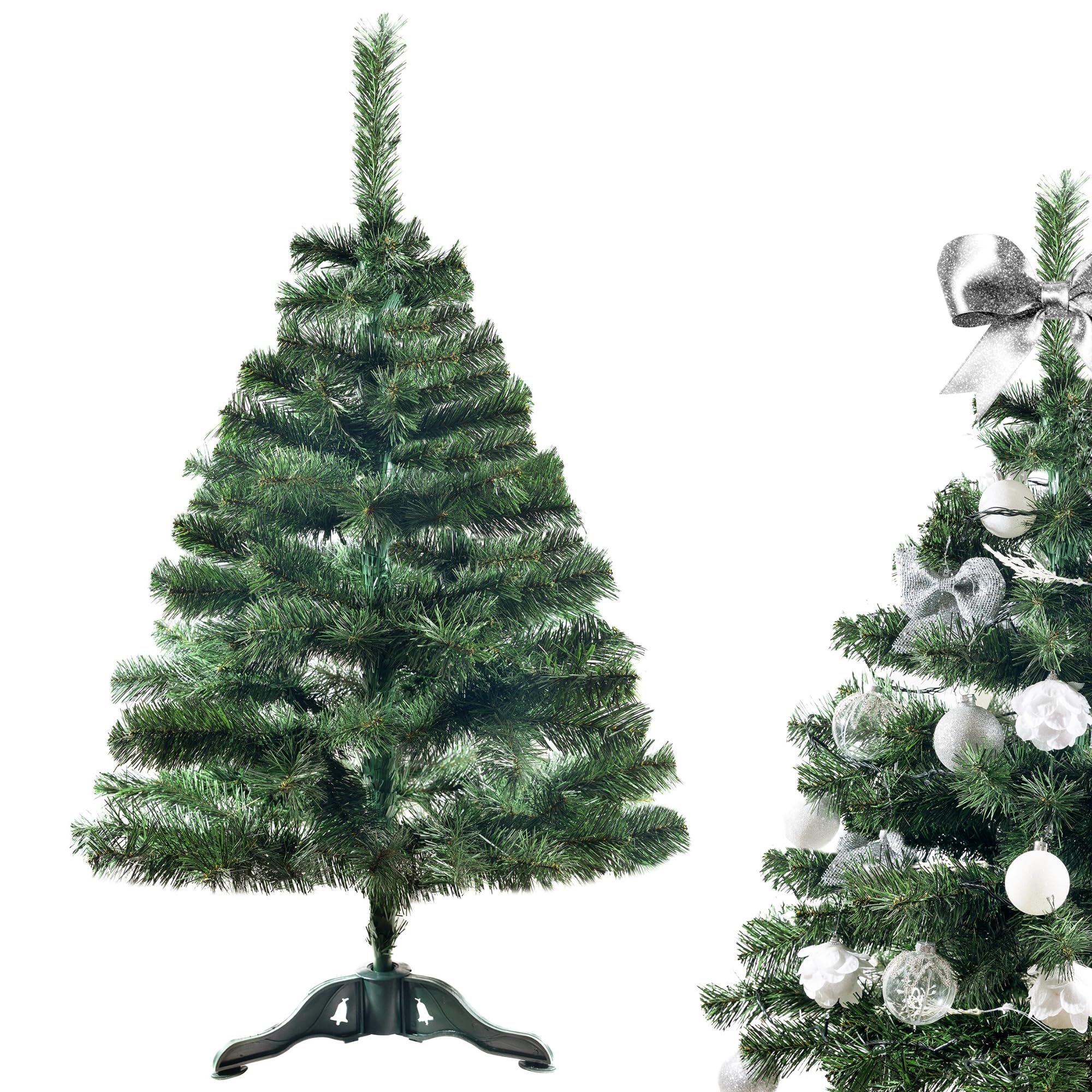 Creative Home Albero di Natale 120cm Verde Folto da Terra