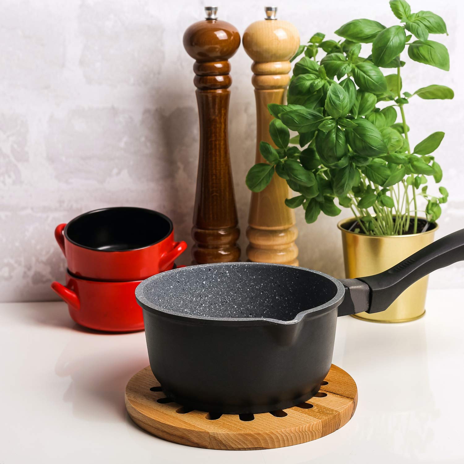 Creative Home Sottopentola Rotondo Legno Faggio 19,5 cm