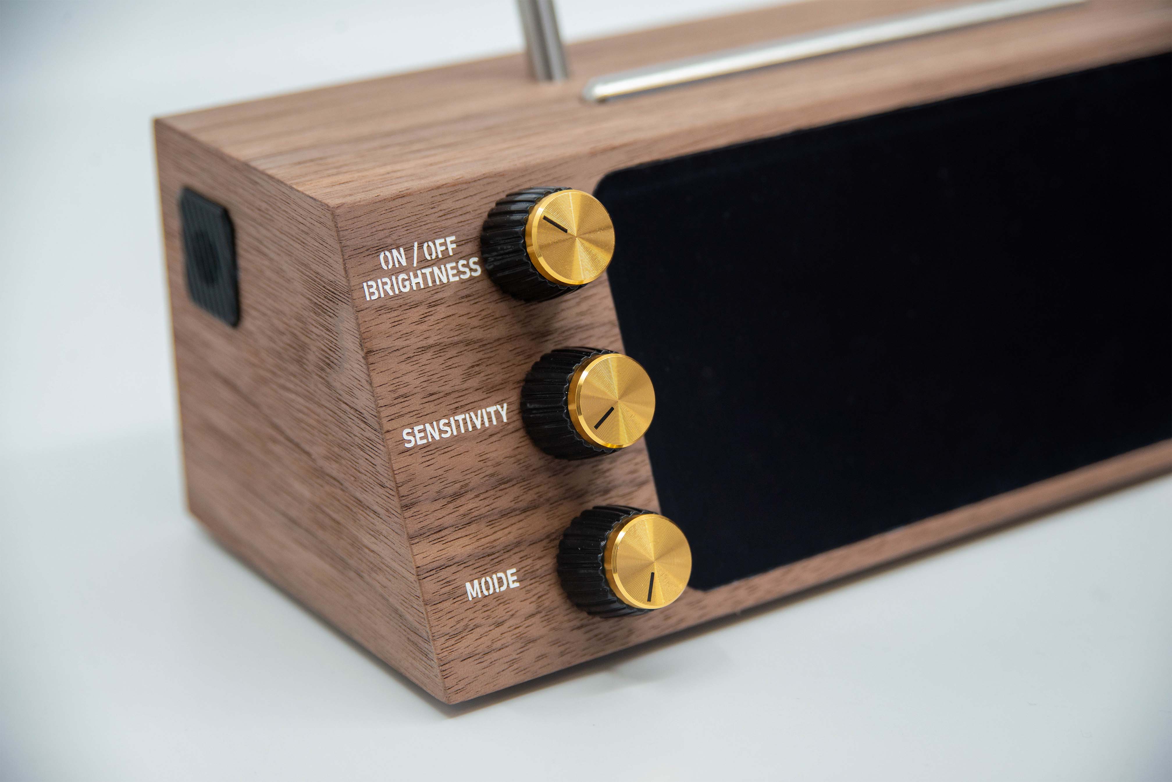 Petru Design Manopole Nero-Oro per Stand Now Playing Set 3 Pezzi