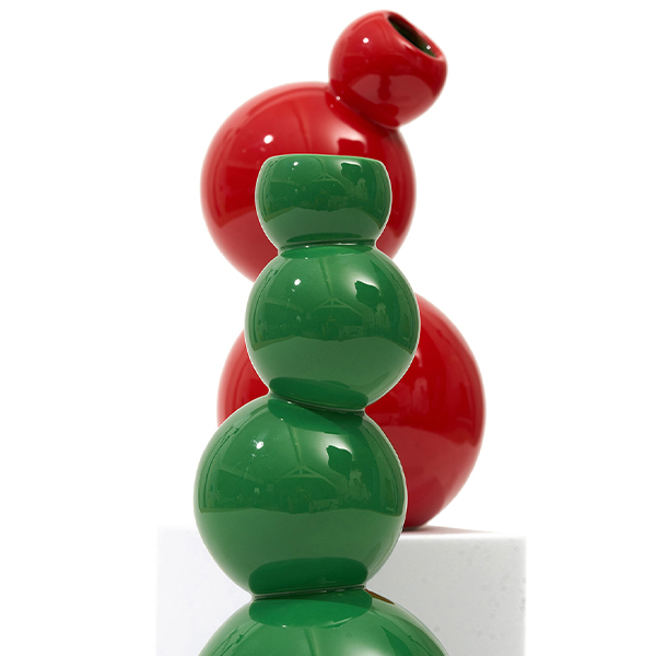 Gangzaï Geometrica Astre GD745 vaso verde per fiori