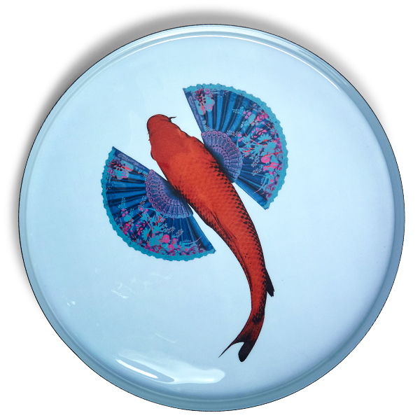 Gangzaï Curiosito Fishkoï GD387 vassoio rotondo