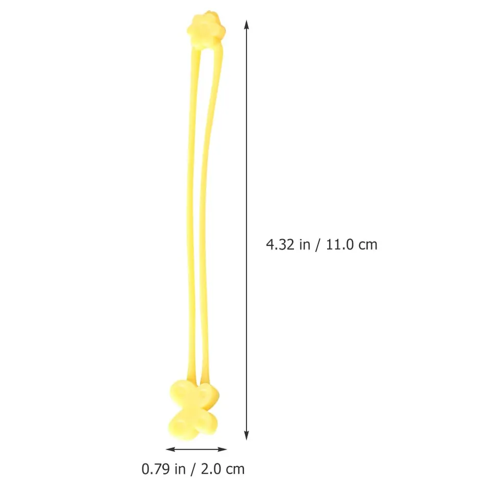 MUCKLILY Nastri Bento Elastici Silicone 10 Pezzi Lavabili