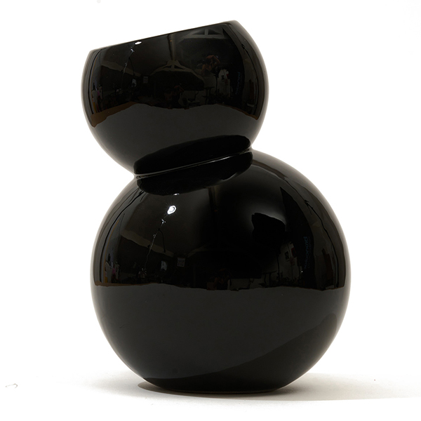 Gangzaï Geometrica Noir Astre GD743 vaso nero