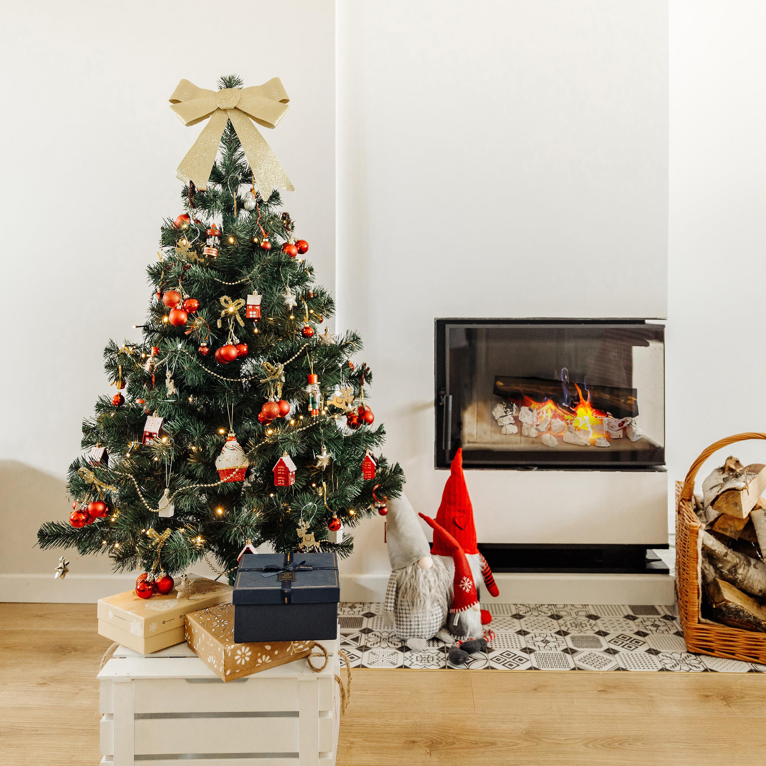 Creative Home Albero di Natale 150cm Verde Folto da Terra