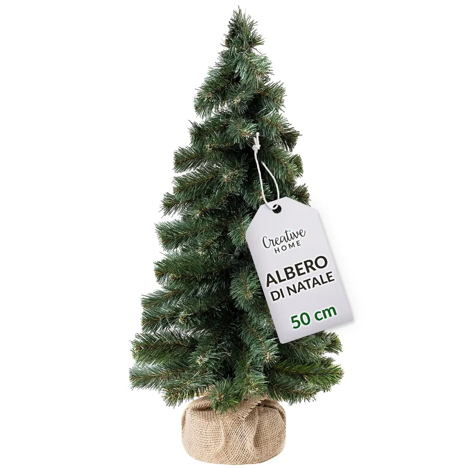 Creative Home Albero Natale Artificiale 50 cm Verde da Tavolo