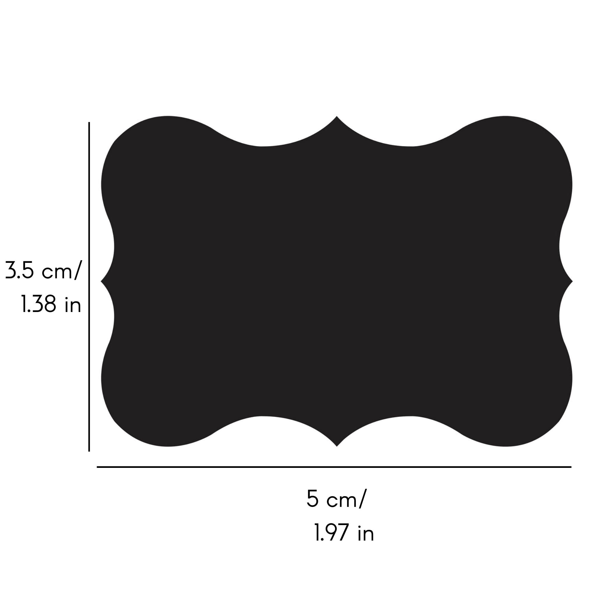Creative Home Set 160 Etichette Adesive Lavagna 50x35 mm + Gesso
