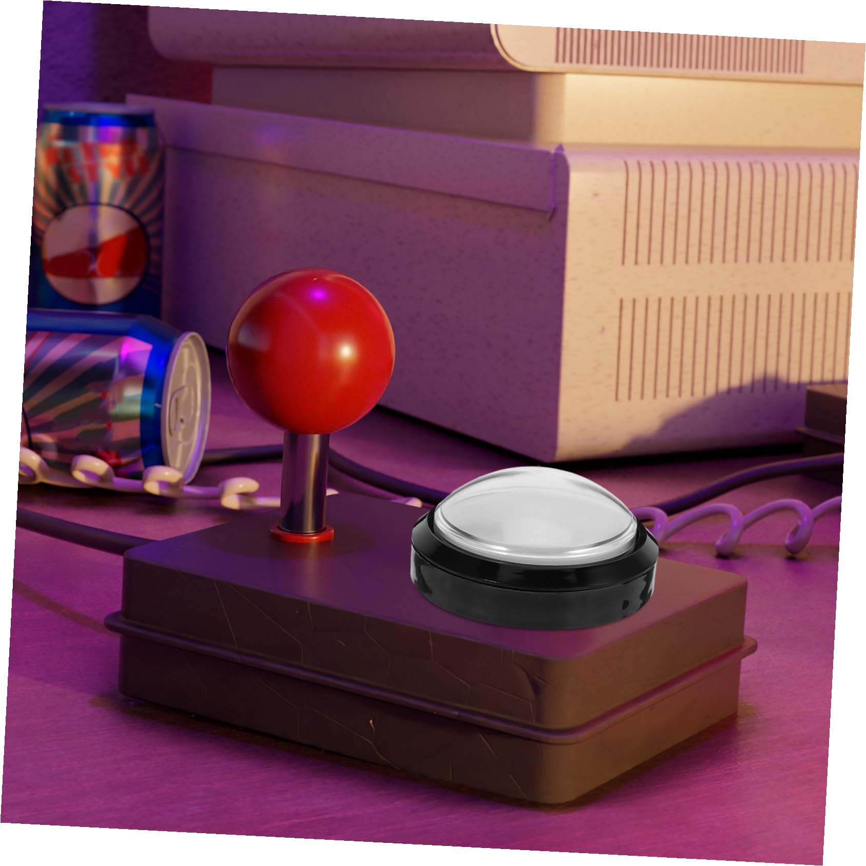 MUCKLILY Pulsante Parlante Orologio Sveglia ABS 10cm
