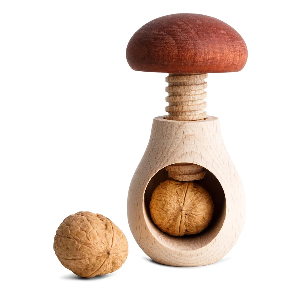 Creative Home schiaccianoci a fungo naturale in faggio
