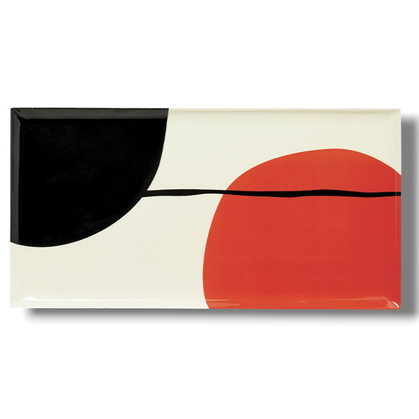 Gangzaï Geometrica Zen GD663 vassoio rettangolare tavola
