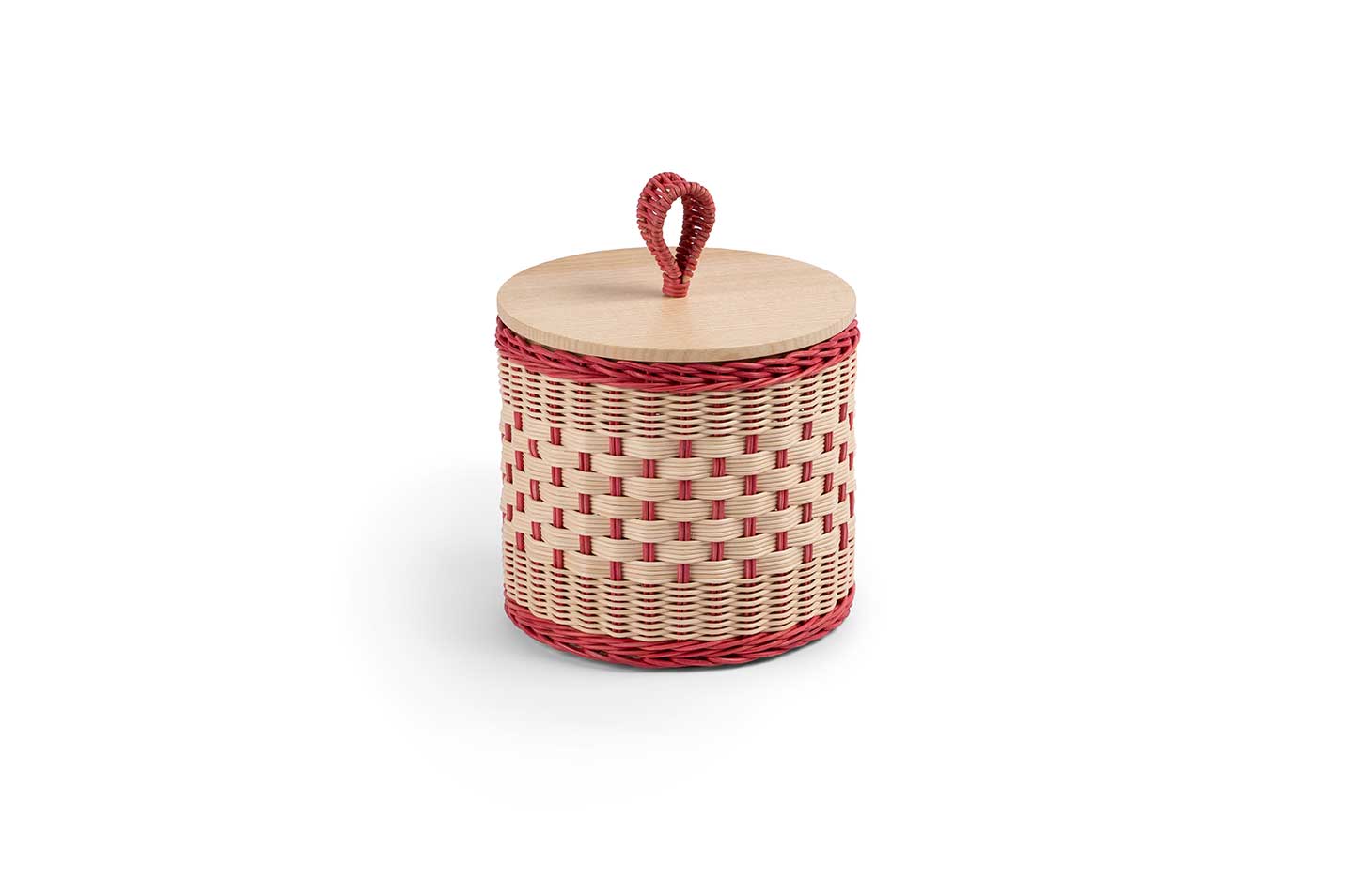 Mila Maurizi Mélodie Perla b-02 barattolo midollino rosa