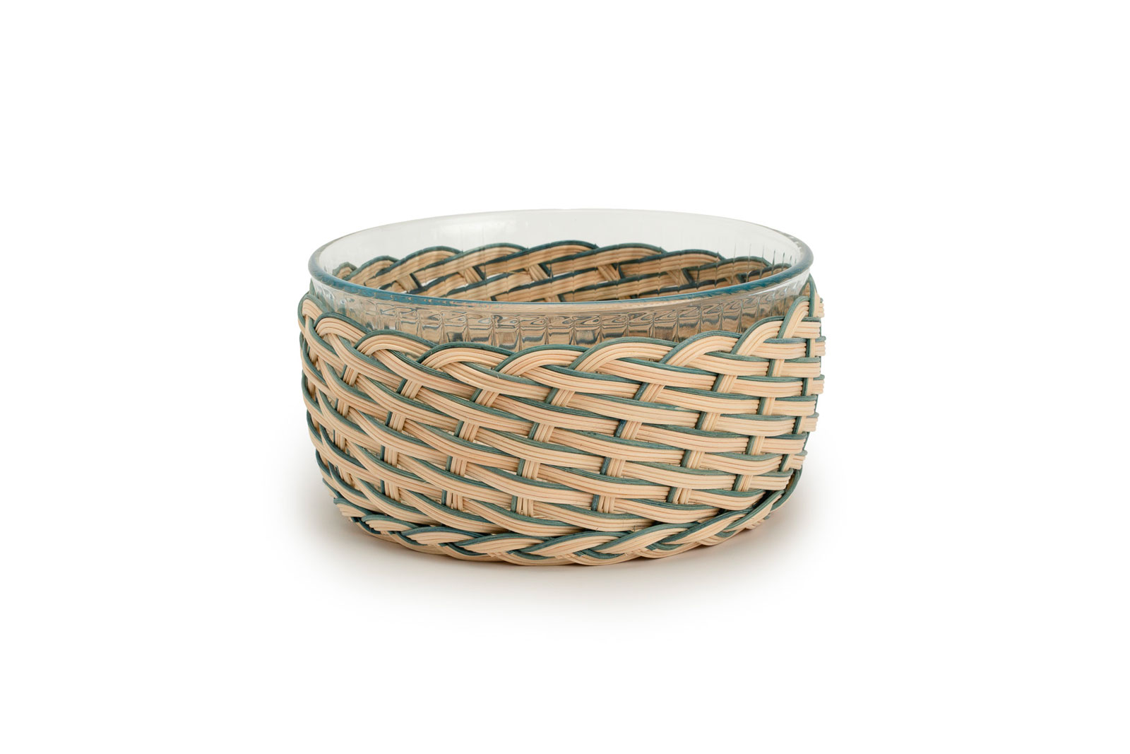 Mila Maurizi Vaniglia B-01 cesto souffle midollino Pyrex