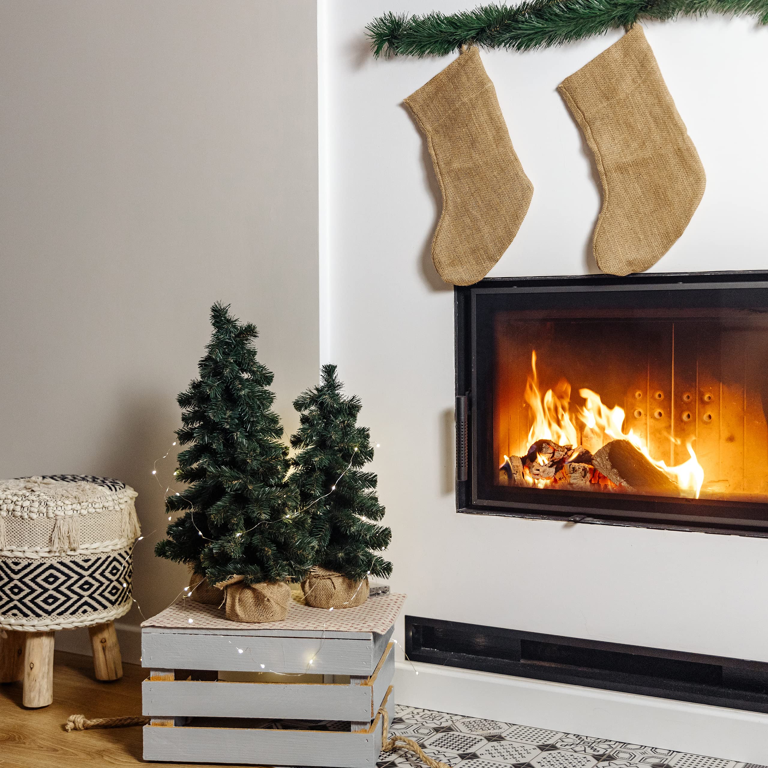 Creative Home Albero Natale Artificiale 50 cm Verde da Tavolo