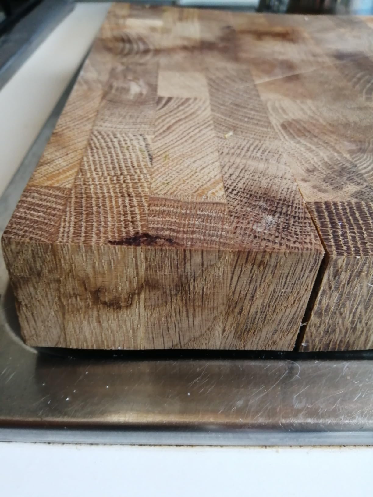 Creative Home Tagliere Quercia 32x24x4 cm Legno Massiccio