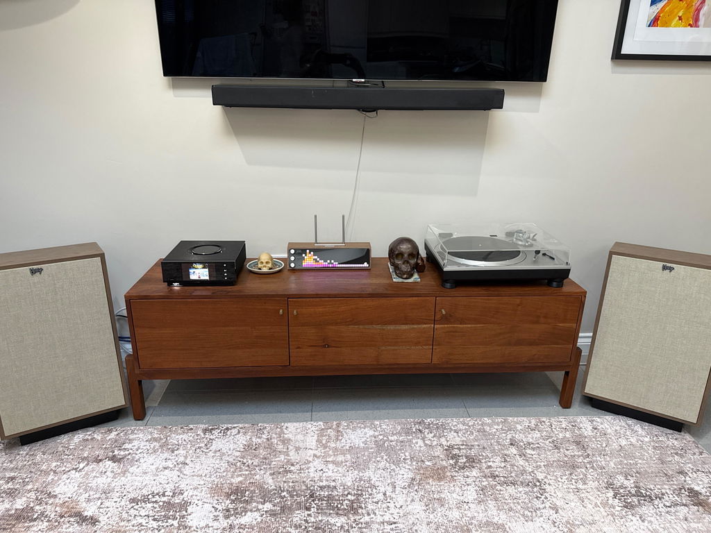 Petru Design Sync PRO Stand Vinili Legno 33 cm Noce