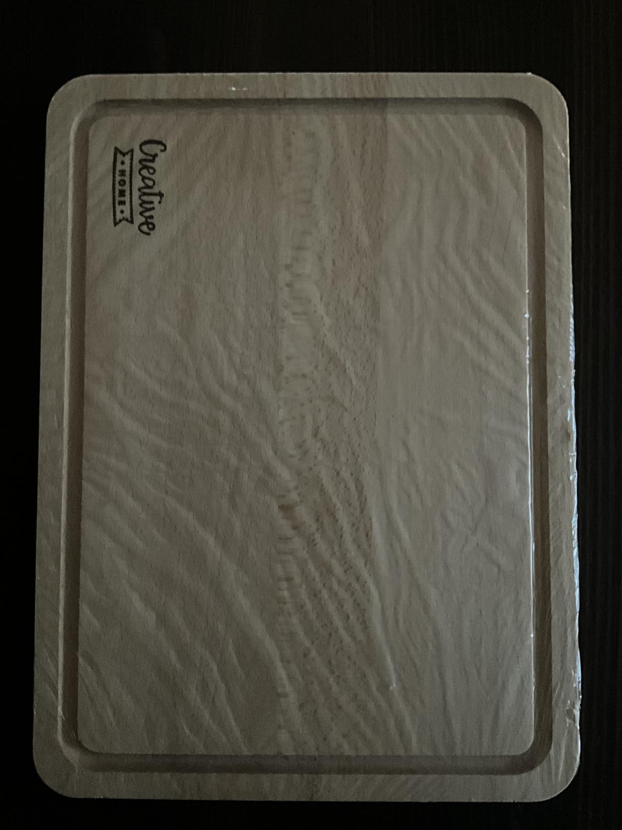 Creative Home tagliere faggio 30,5x22,5 cm scanalatura