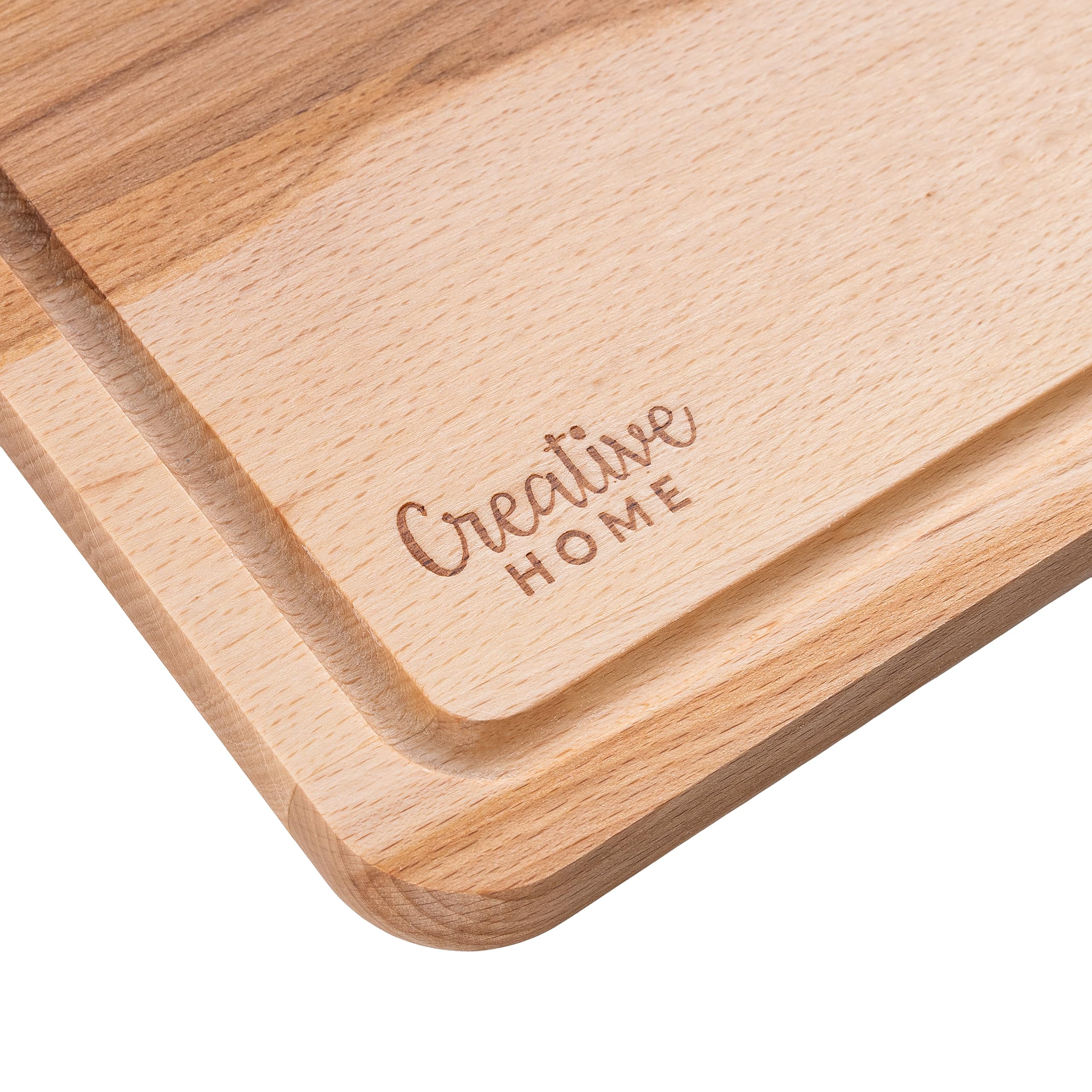 Creative Home tagliere faggio 30,5x22,5 cm scanalatura
