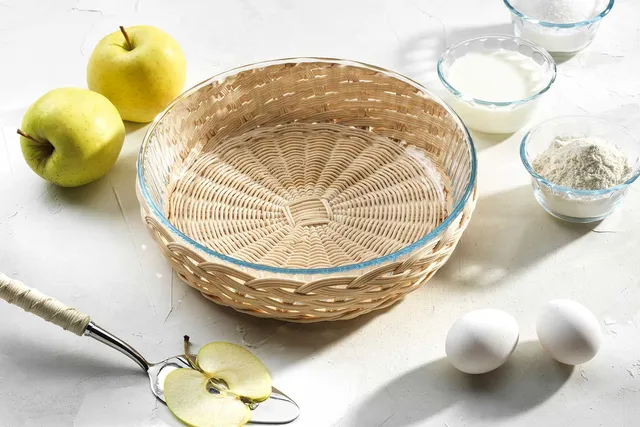 Mila Maurizi Mise en Place Lavanda cestino portatorta midollino
