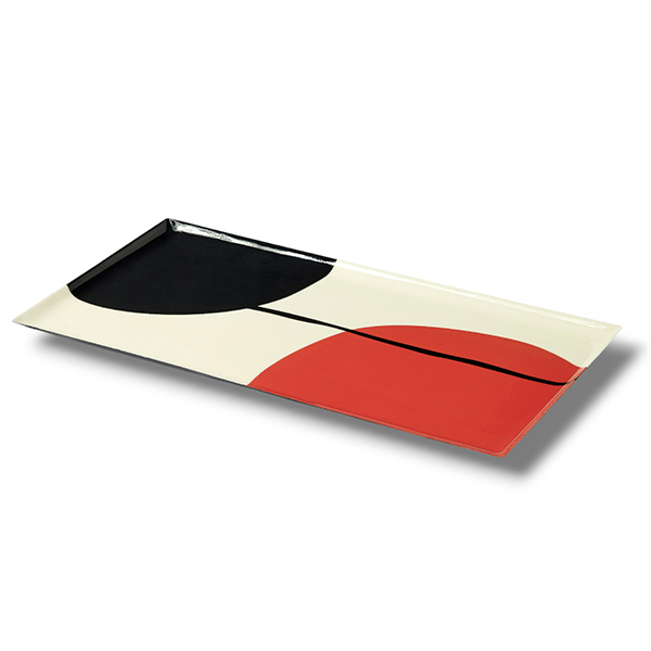 Gangzaï Geometrica Zen GD663 vassoio rettangolare tavola
