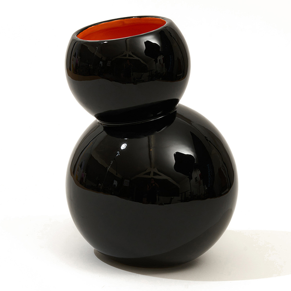 Gangzaï Geometrica Noir Astre GD743 vaso nero