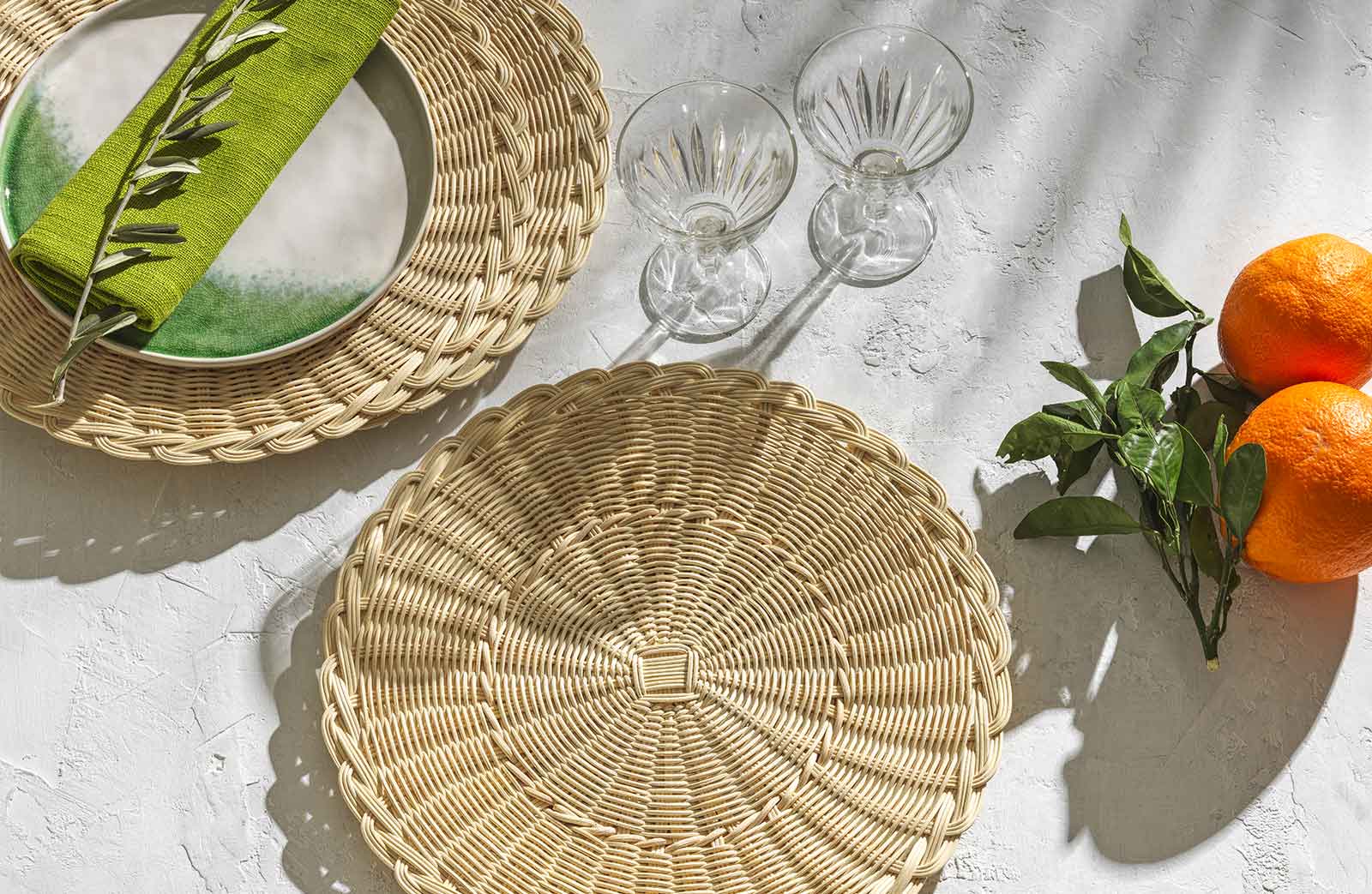 Mila Maurizi Mise en Place Dalia sottopiatto naturale