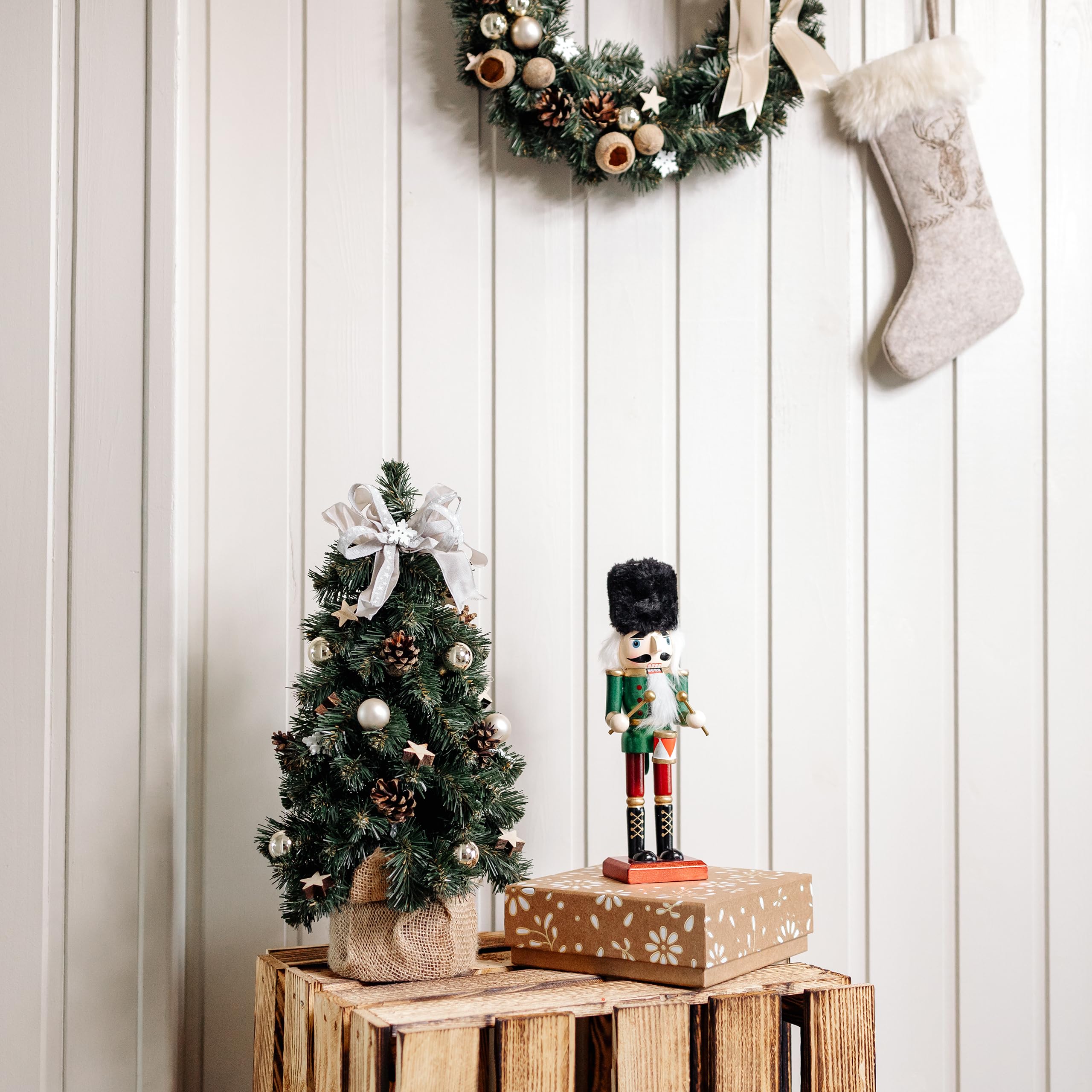 Creative Home Albero Natale Artificiale Champagne 40 cm da Tavolo