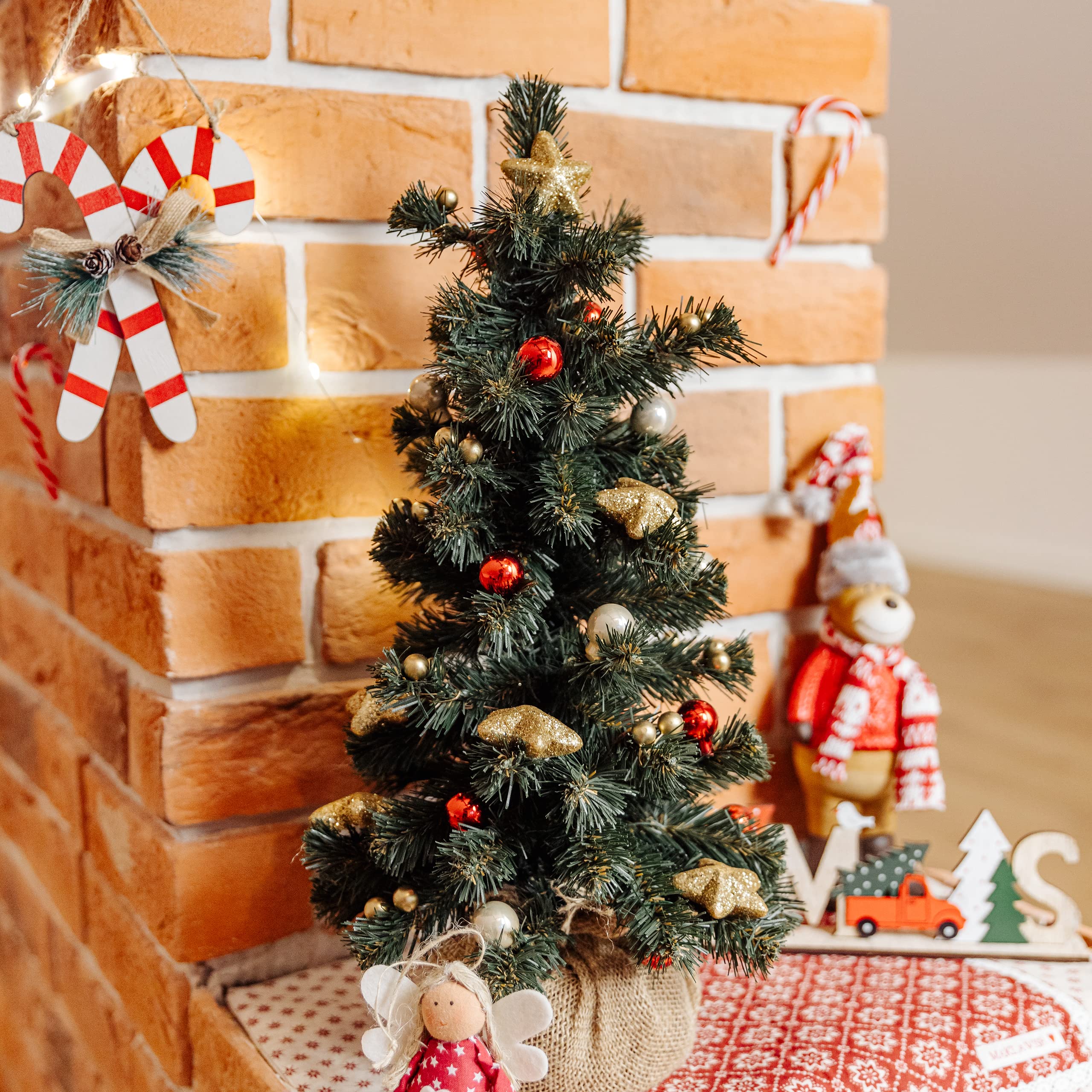 Creative Home Albero Natale Artificiale 40 cm Verde da Tavolo