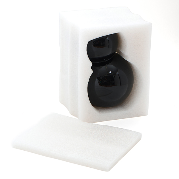 Gangzaï Geometrica Noir Astre GD743 vaso nero