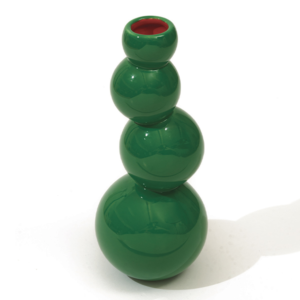 Gangzaï Geometrica Astre GD745 vaso verde per fiori