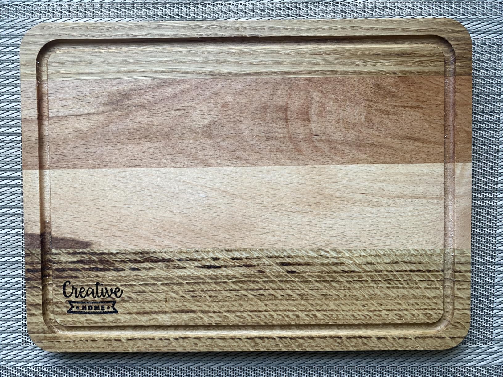 Creative Home tagliere faggio 30,5x22,5 cm scanalatura