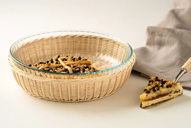 Mila Maurizi Mise en Place Cacao tortiera con stampo Pyrex