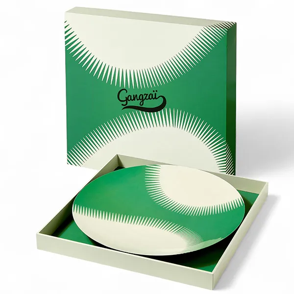 Gangzaï Geometrica Wave GD659 vassoio rotondo fantasia