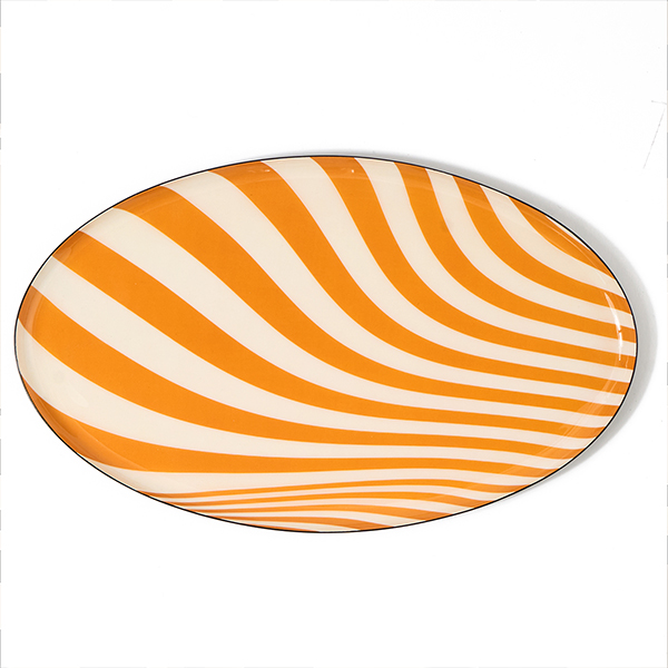 Gangzaï Geometrica Optica GD720 vassoio ovale