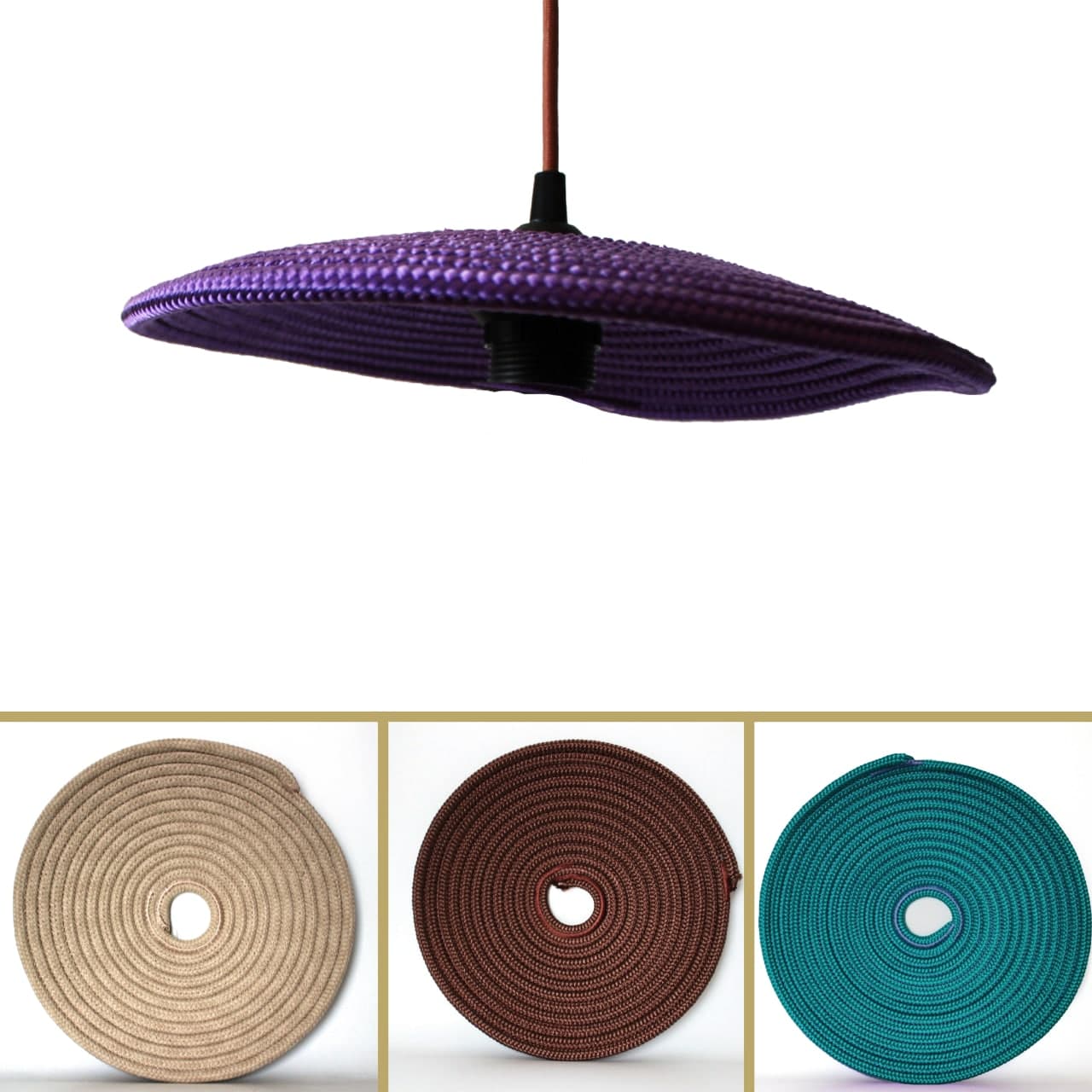 Incorda inLight Contemporary paralume in corda moderno