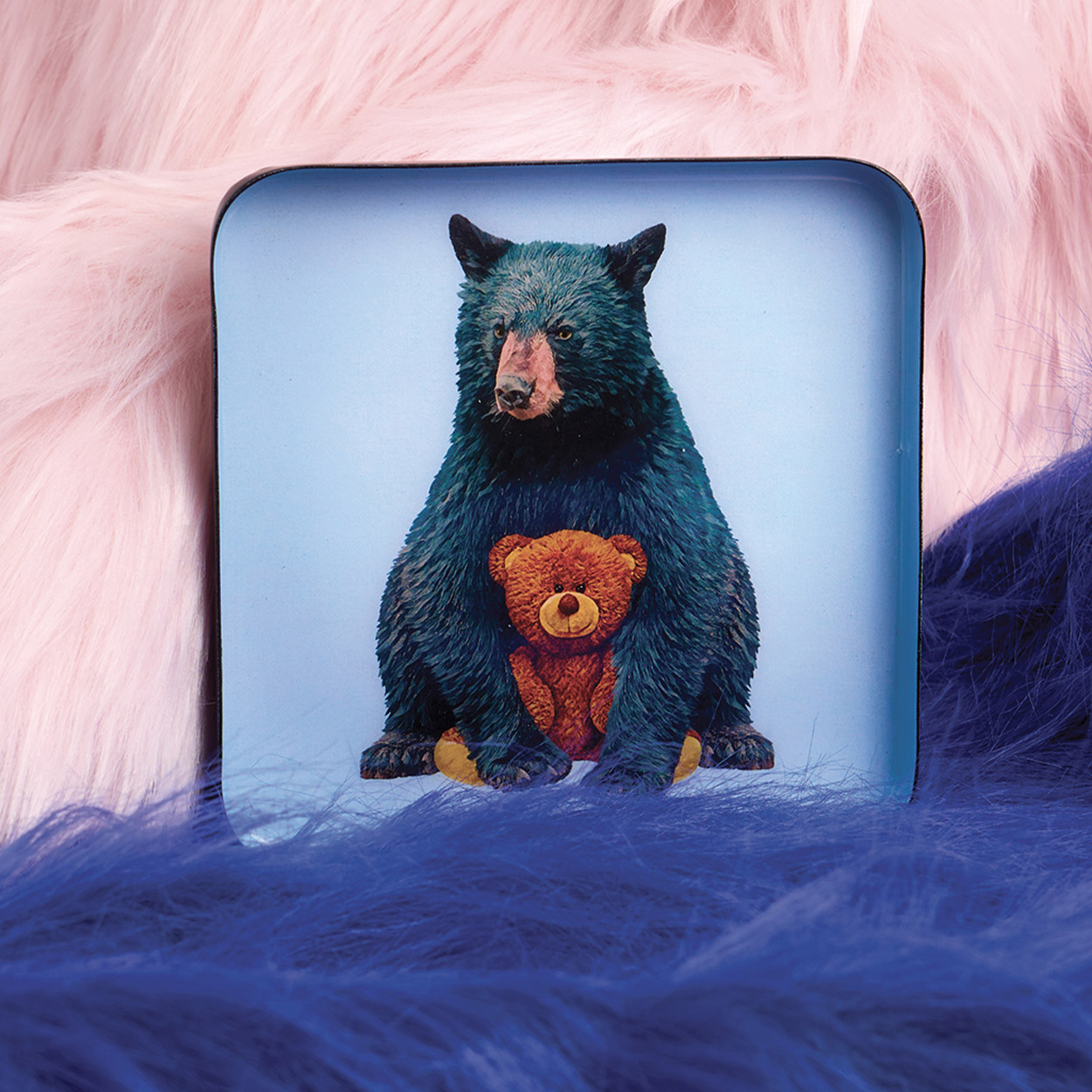 Gangzaï Curiosito GD673 svuotatasche quadrato Teddy