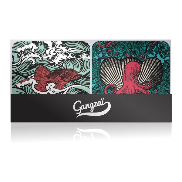 Gangzaï Safari GD267 sottobicchieri set 4 pezzi per tavola