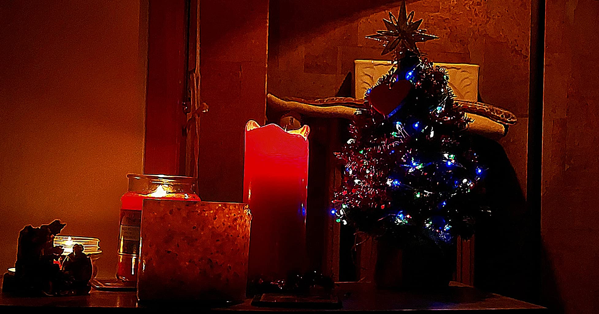 Creative Home Albero di Natale Artificiale 30 cm con Base Juta