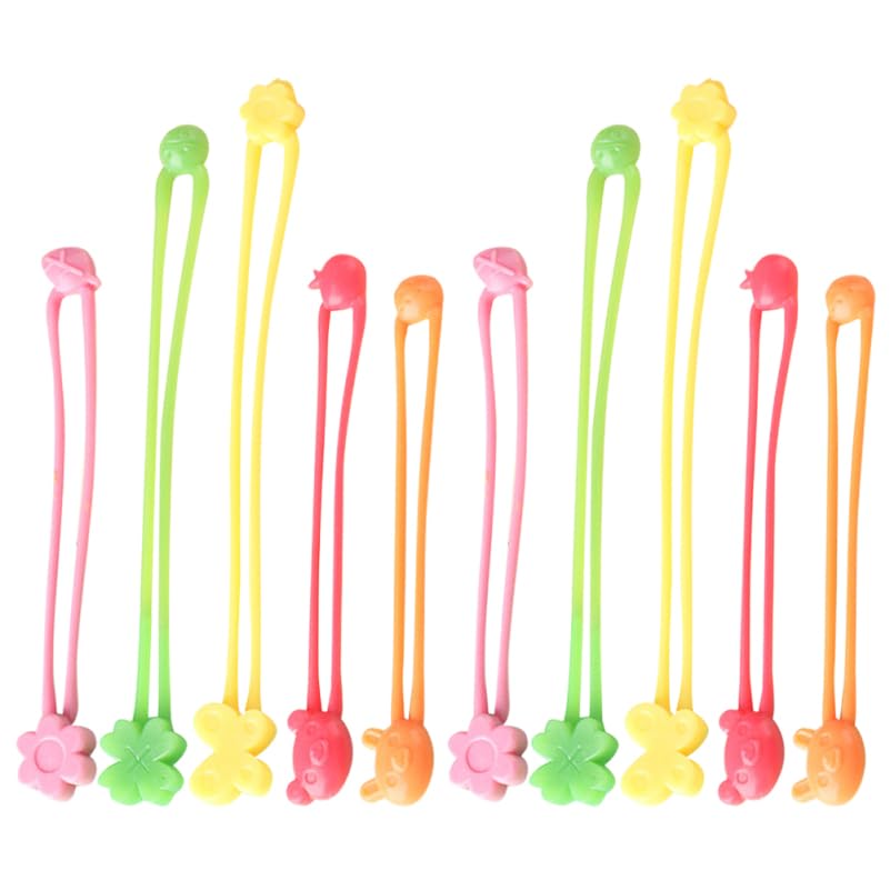 MUCKLILY Nastri Bento Elastici Silicone 10 Pezzi Lavabili
