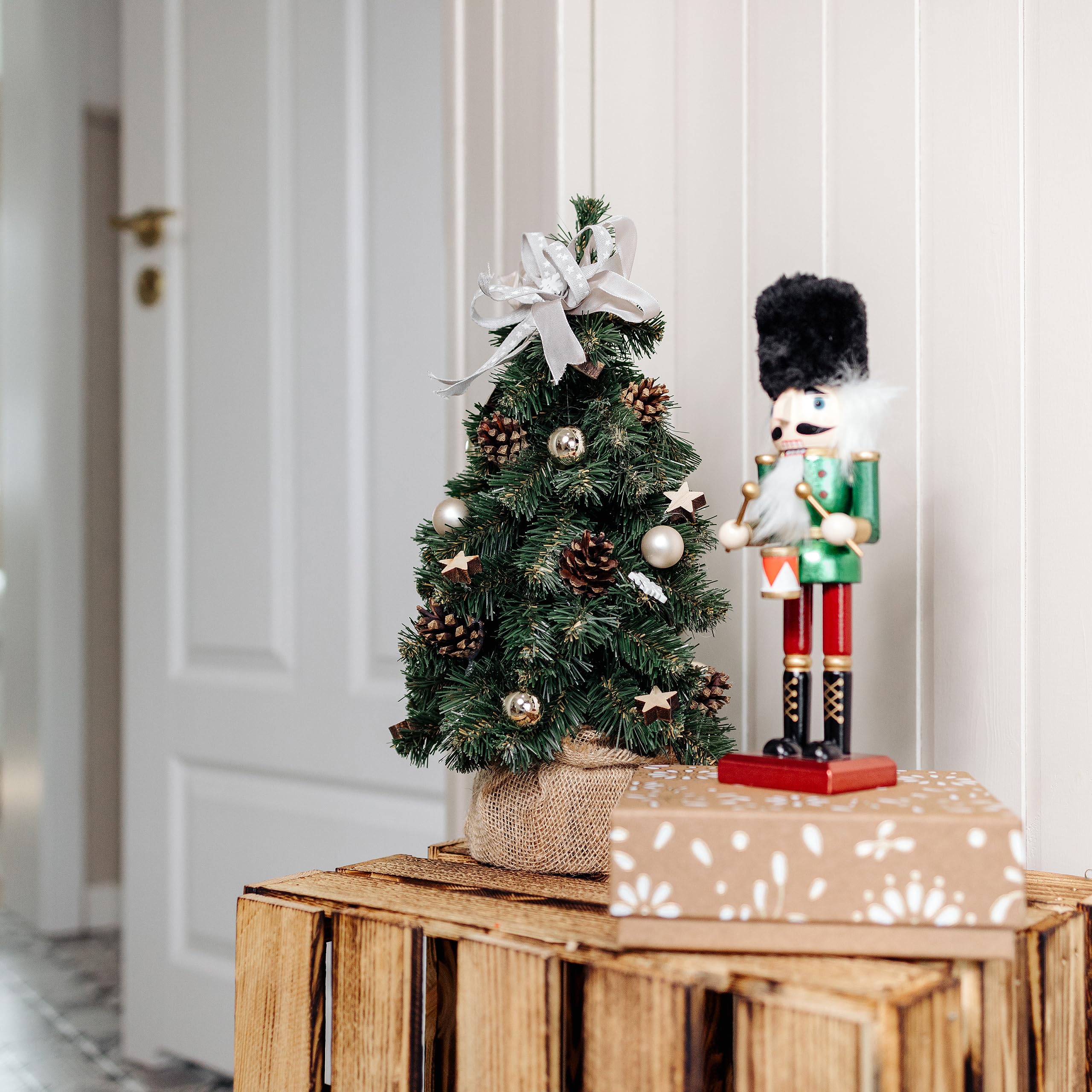 Creative Home Albero Natale Artificiale Champagne 40 cm da Tavolo