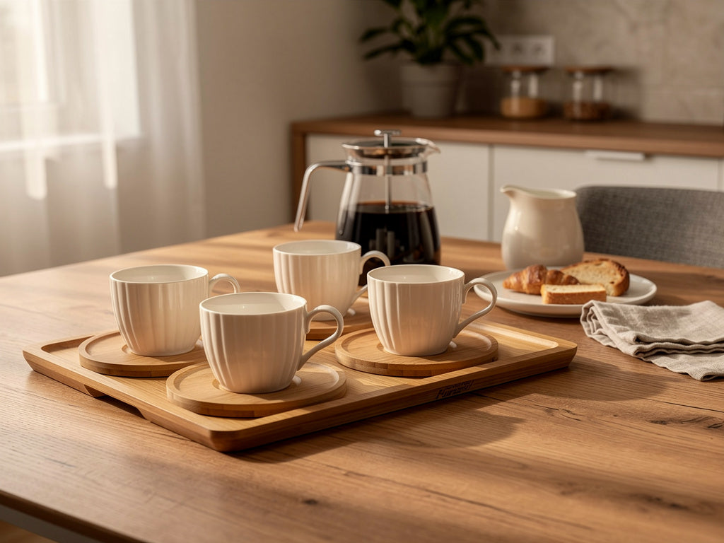 Home ESPRIT Bambu Style set 6 tazzine caffe 220 ml