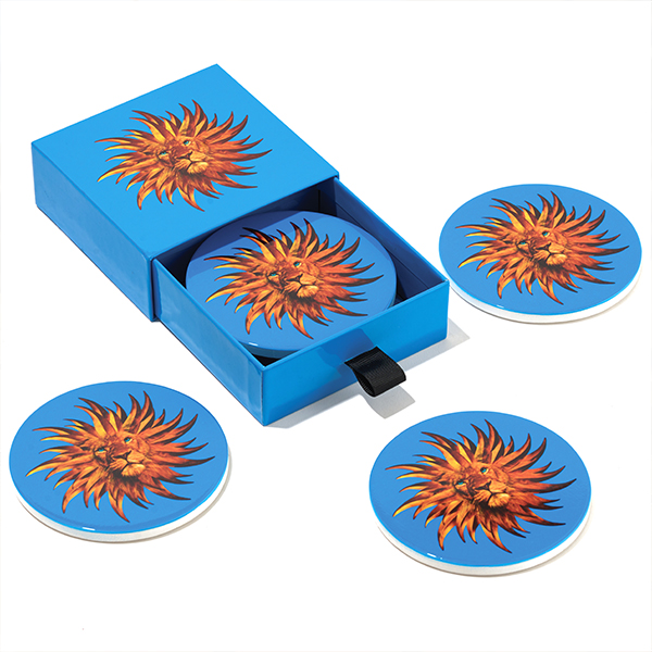 Gangzaï Curiosito Solarking GD642 set 4 sottobicchieri