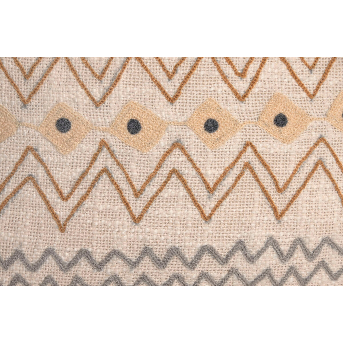 Home ESPRIT Ikat Cuscino Beige 45x45 cm Ricamato