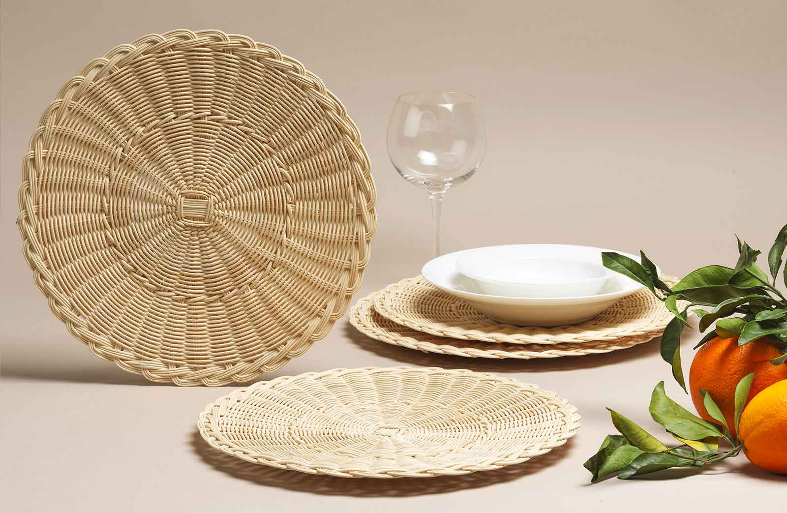 Mila Maurizi Mise en Place Dalia sottopiatto naturale