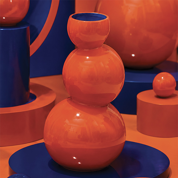 Gangzaï Astre GD747 vaso arancione uso quotidiano