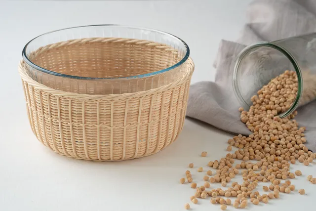 Mila Maurizi Mise en Place Zafferano cesto soufflé con Pyrex