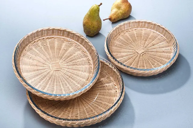 Mila Maurizi Mise en Place Camomilla L cesto midollino con pyrex