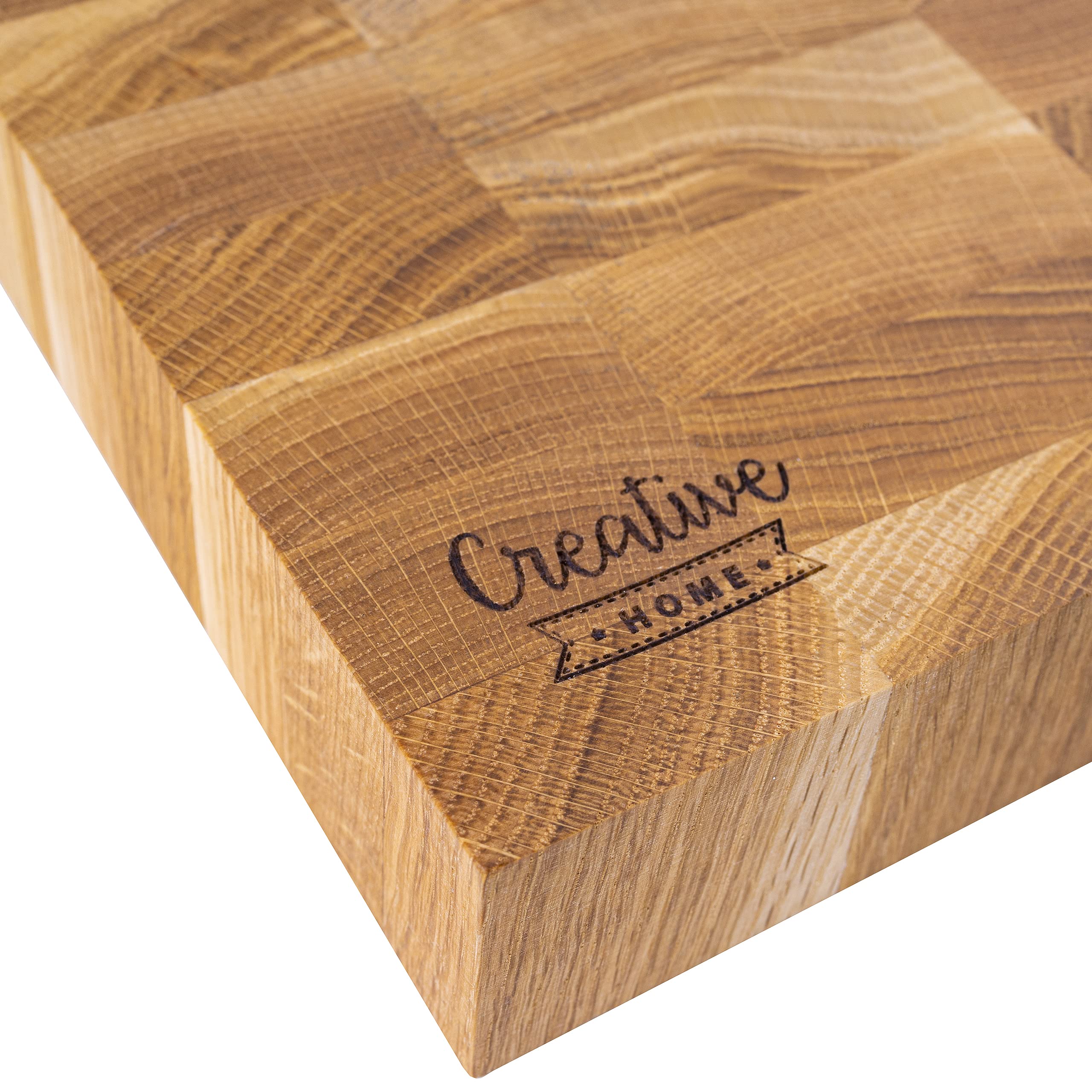 Creative Home Tagliere Quercia 32x24x4 cm Legno Massiccio