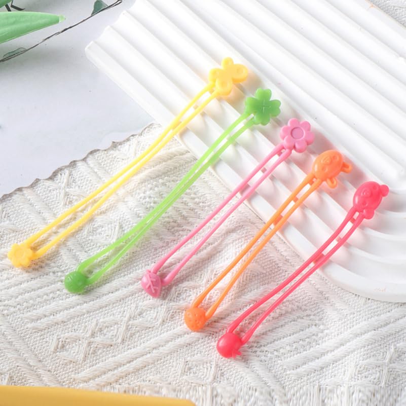 MUCKLILY Nastri Bento Elastici Silicone 10 Pezzi Lavabili