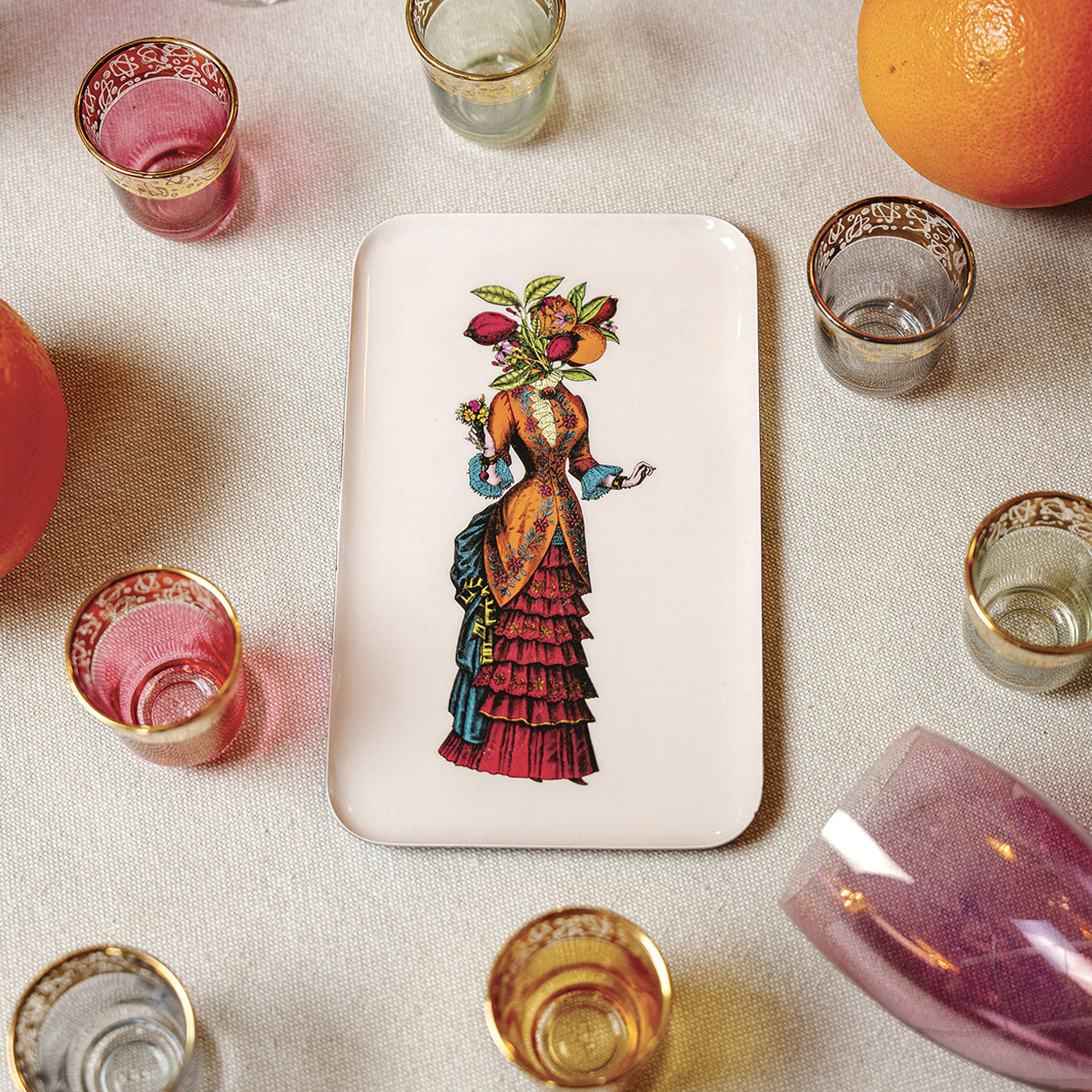 Gangzaï Arti Fruti Lady GD694 coppetta da tavola
