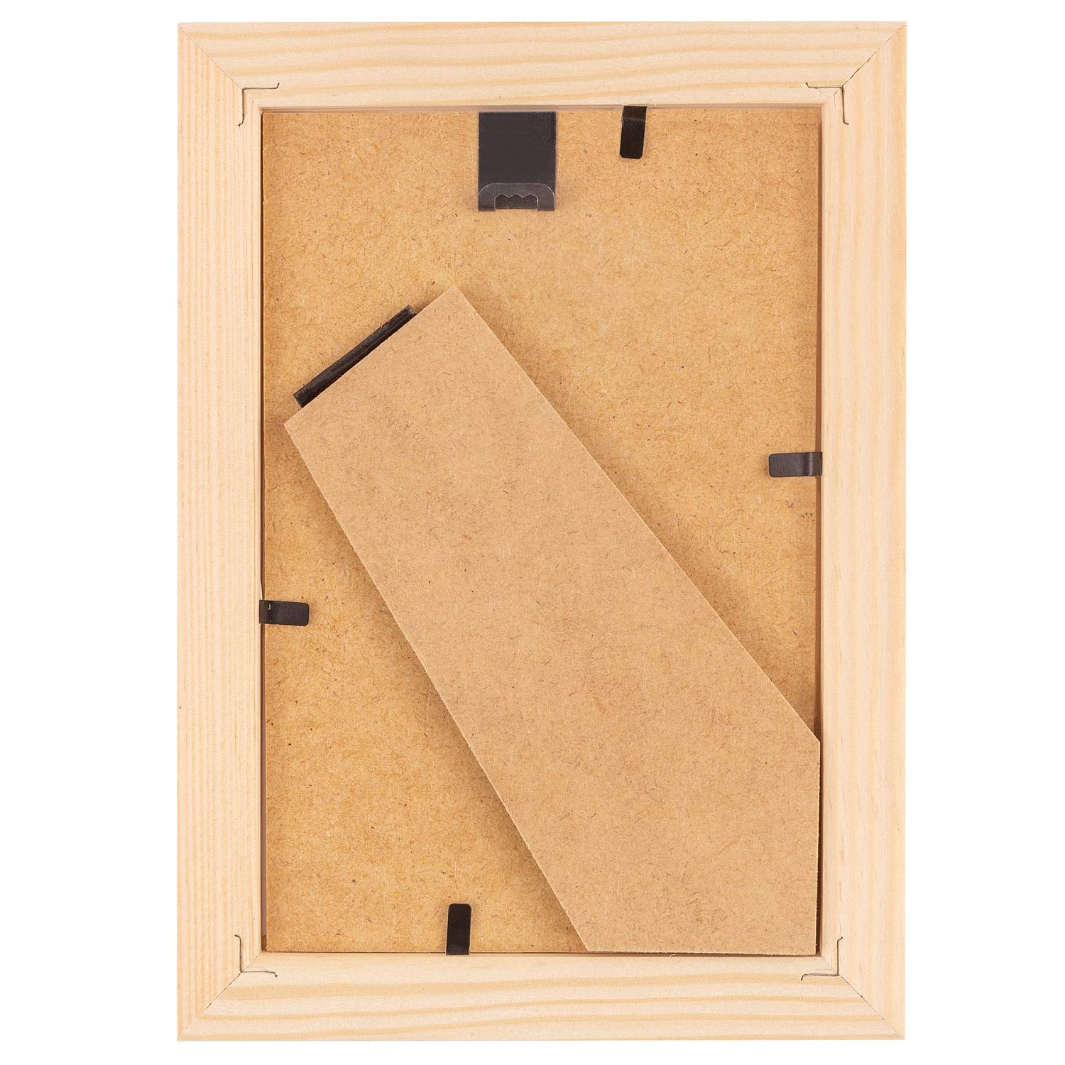 Creative Home Cornici Legno Naturale 10x15 cm Set 2 Pezzi